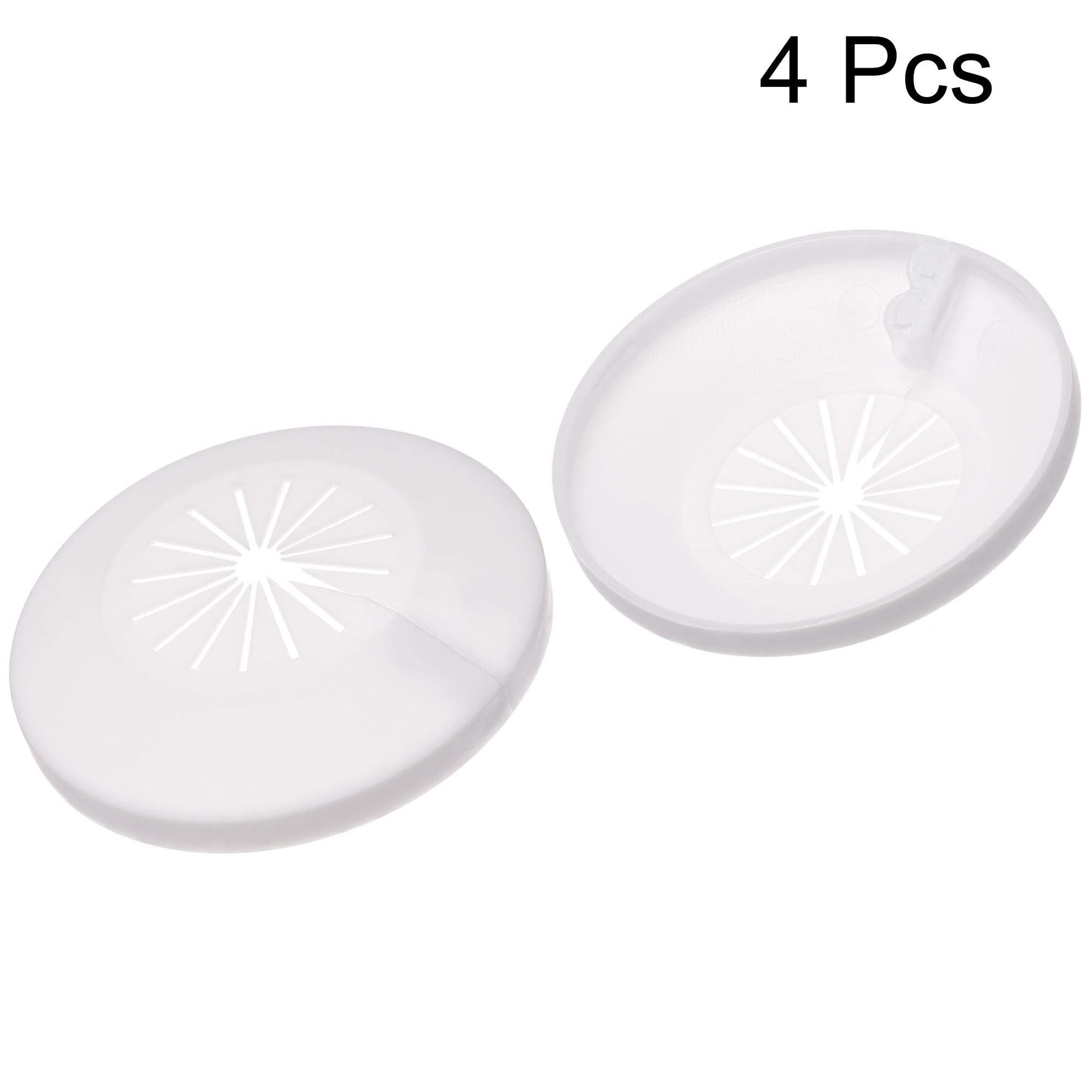 TOP-VIGOR 4pcs 15mm-25mm Pipe Cover Decoration, PP Plastic Escutcheon Pipe Collar for Water Pipe Drain Line - Image 4