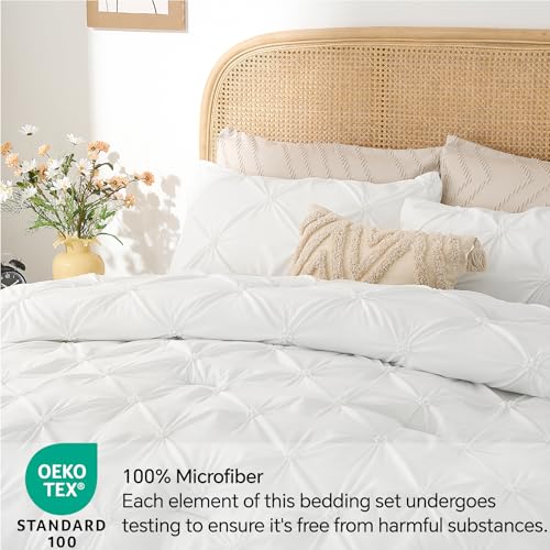 Image of BEDELITE Twin Comforter Set White,Lightweight & Soft Comforter