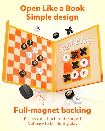 Juego de mesa 3 en 1 ajedrez magnético de viaje miniatura 3