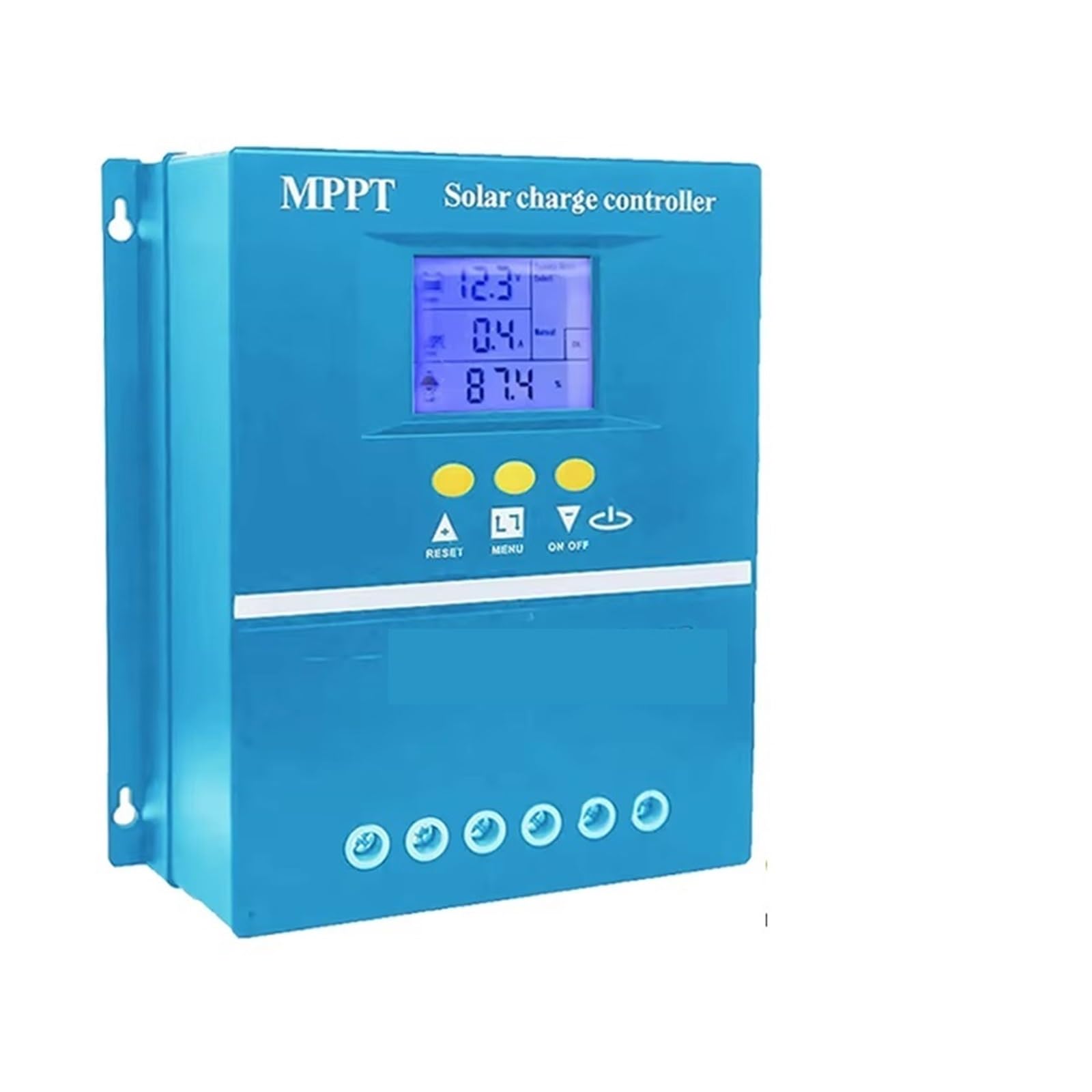 Solar Controller, 100A MPPT Solar Charge Controller Auto 12V/24V/36V/48V LCD Dual USB Intelligent Regulator