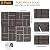 Goovilla Plastic Interlocking Deck Tiles, 9 Pack Outdoor Patio Flooring, 12"x12" Interlocking Decking Tile Outdoor All Weather Use, Waterproof Patio Pavers for Pool Balcony Backyard Porch, Dark Coffee