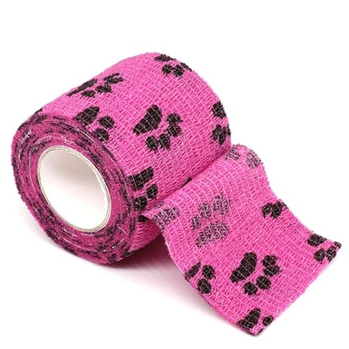 HNGEO Duradero Rodilla Impresa Vendaje elástico Protector de 4,5 Millones de Deportes Colorido Dedo Auto Adhesivo Joint Wrap for Mascotas Cinta Utilizado para el Cuidado Personal