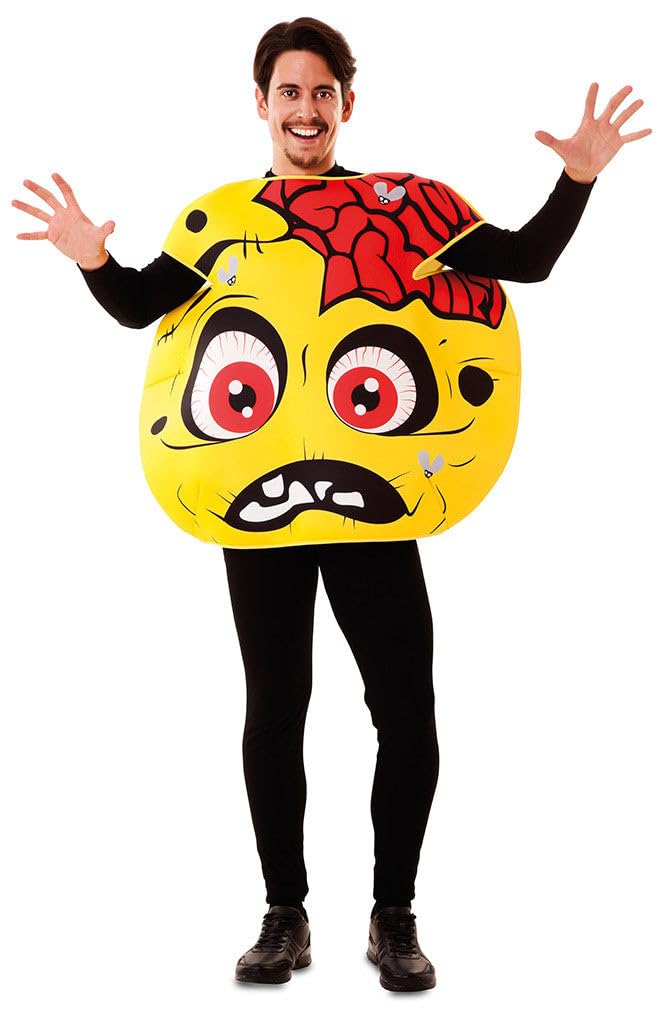 Disfraz de Emoticono Zombie para adultos
