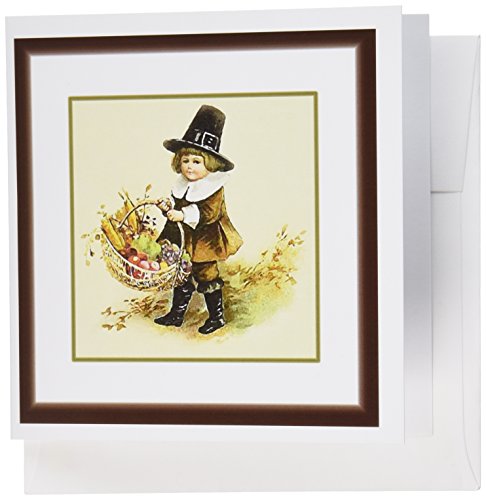 Cartes de vœux lot de 12 avec enveloppes correspondance aquarelle petit garçon