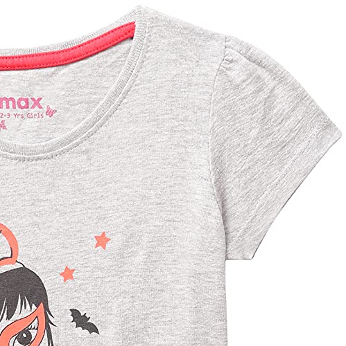 Image of Max Girls Printed Round Neck T-Shirt