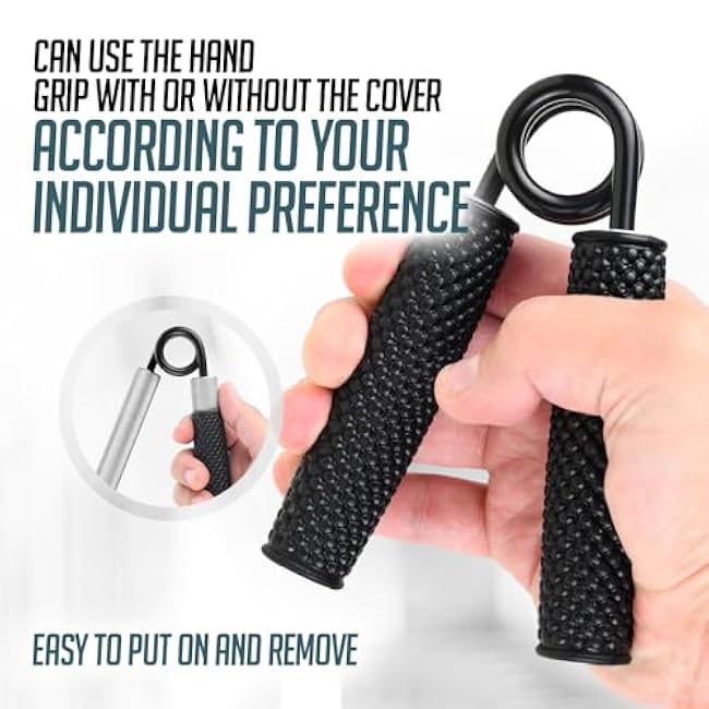 Logest Metal Hand Grip Set, 100LB-350LB 6 Pack 50LB-350LB 7 Pack No Slip Heavy-Duty Grip Strengthener with Gift Box, Great Wrist & Forearm Hand Exerciser, Home Gym, Hand Gripper Grip Strength Trainer