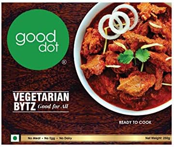 Vegetarian Bytz | 100% Plant-Based Meat Substitute | High-Protein, Meat-Like Taste | Ready to Cook | Natural Veg Ingredients | No Egg, No Dairy | Vegan & Travel-Friendly | 250GM