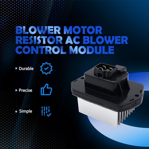 Image of HiSport HVAC Blower Motor Resistor AC Blower Control Module - Compatible with Honda Accord Civic CR-V Element Odyssey Pilot,Replacement for Acura RDX TSX2007-2012 Replace 79330-S5A-942