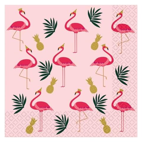Amscan Flamingo Summer Party Napkins Pack Cover