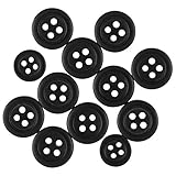 Blumenthal Lansing Shirt Buttons, 7/16-Inch and 3/8-Inch, Black