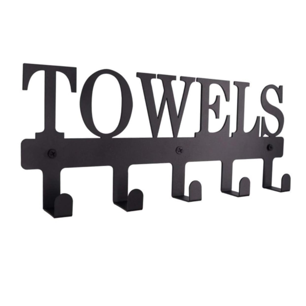 Wall Mounted Folding Hanger - No Drill Towel Bar Coat Hanger Space Saving Bathroom Shelf