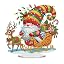 Santa Claus Rides a Sleigh
