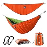 ayamaya Ultralight Hammock Underquilt for Camping Backpacking, 3 Season Under Quilt UQ for Single...
