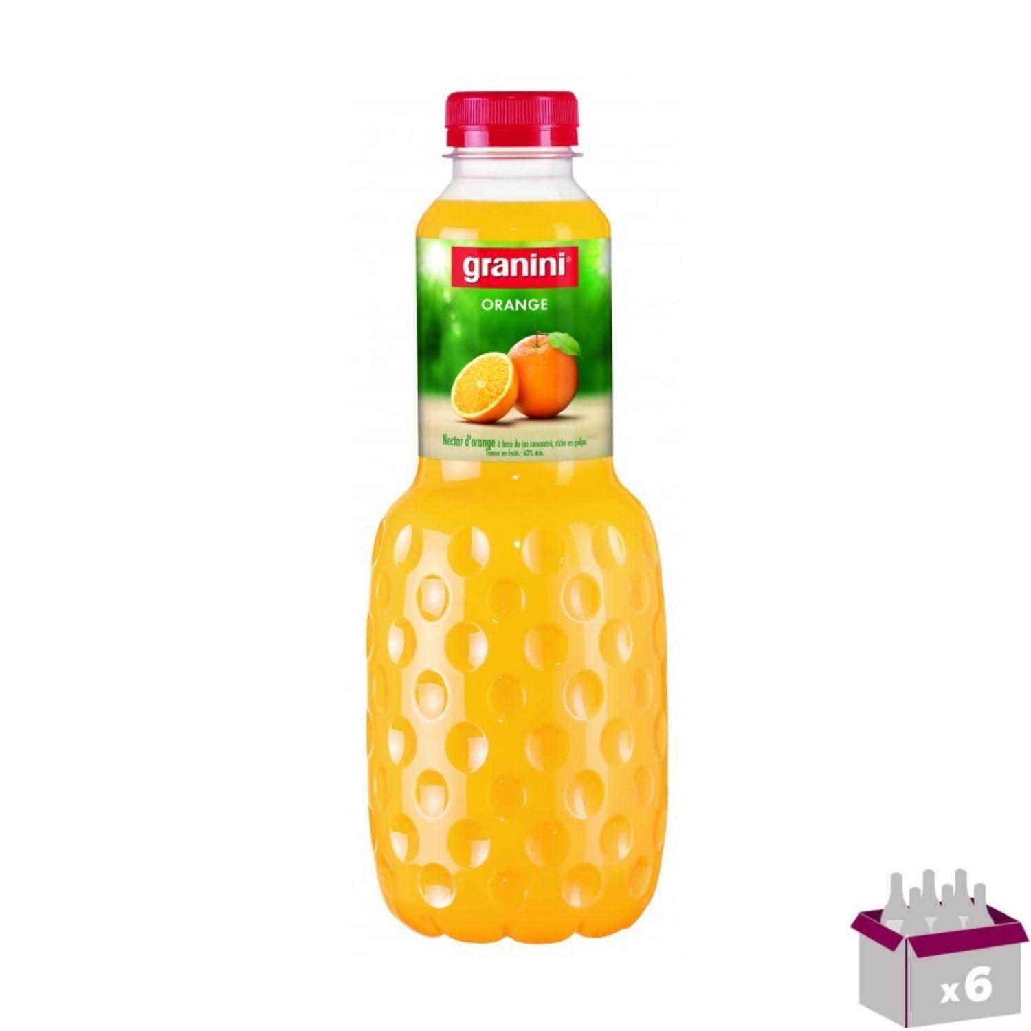 Granini – Orange (sans pulpe) – 6x1L