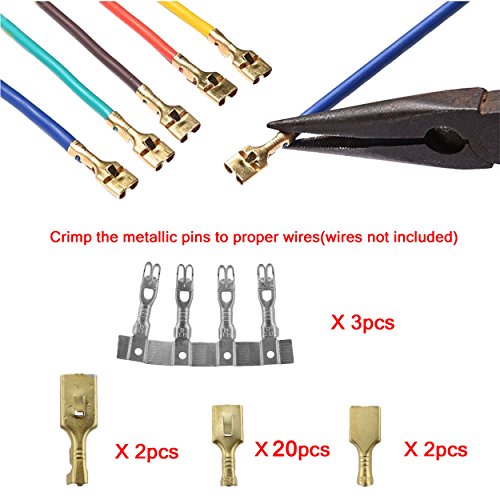 Iztor Universal 6 Way Blade Fuse Holder Box with Spade Terminals and Fuse,5PCS 4Pin 12V 40A relays for car Truck Trailer and Boat - Thumbnail 4