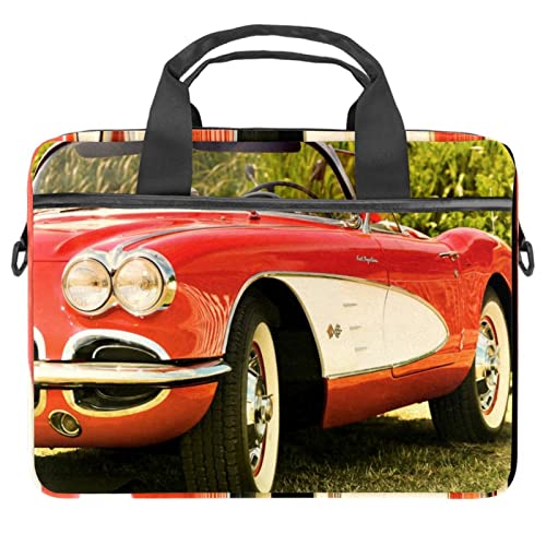 Sacoche bandoulière pour ordinateur portable au design multicolore 28x36.8 cm