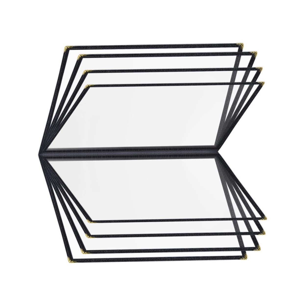 LIFKOME Menu Folder Menu Covers Single Page Clear Menu Binder Protectors Wine Menu Cover Menu Protector Restaurant Menu Covers Book Transparent Menu Book Transparent A4 Menu Cover