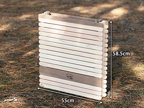 Amazon.co.jp: 196 ひのきのキャンプ用品 土佐ひのき 製 折りたたみ