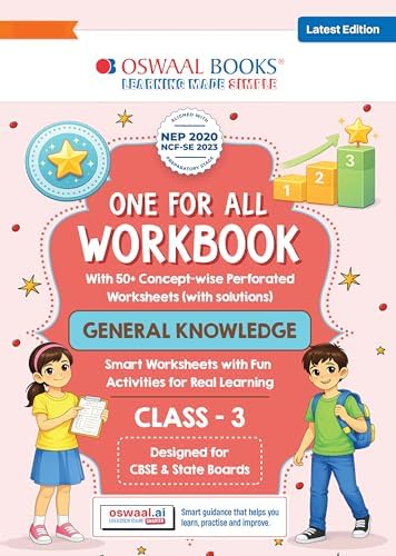 Oswaal One for All Workbook Class 3 General Knowledge| 50+ Concept-wise ...