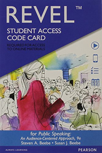 Public Speaking: An Audience-Centered Approach,... 0133979172 Book Cover