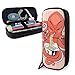 Produktbild Cartoon Octopus Essen asiatische Nudeln Pu Leder Pencil Case Pen Bag, langlebige Studenten Briefpapier Organisatoren für Schulbüro