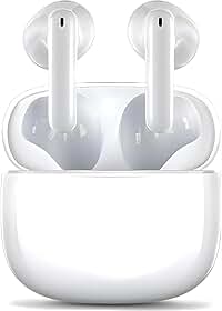 Fone De Ouvido Bluetooth, Fone Sem Fio, Compatível Com Todo Celular, Cancelamento Ruído, Bateria de Longa Duração, Até 16 Horas de Uso Microfone - Conecta Case e Fones Com Celular, Controle Touch