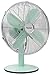 Bestron Mobilny wentylator stołowy Ø 35 cm, designerski wentylator z 3 stopniami prędkości i funkcją oscylacji 75°, wysokość: 35 cm, 35 W, DFT35 M, kolor: miętowy