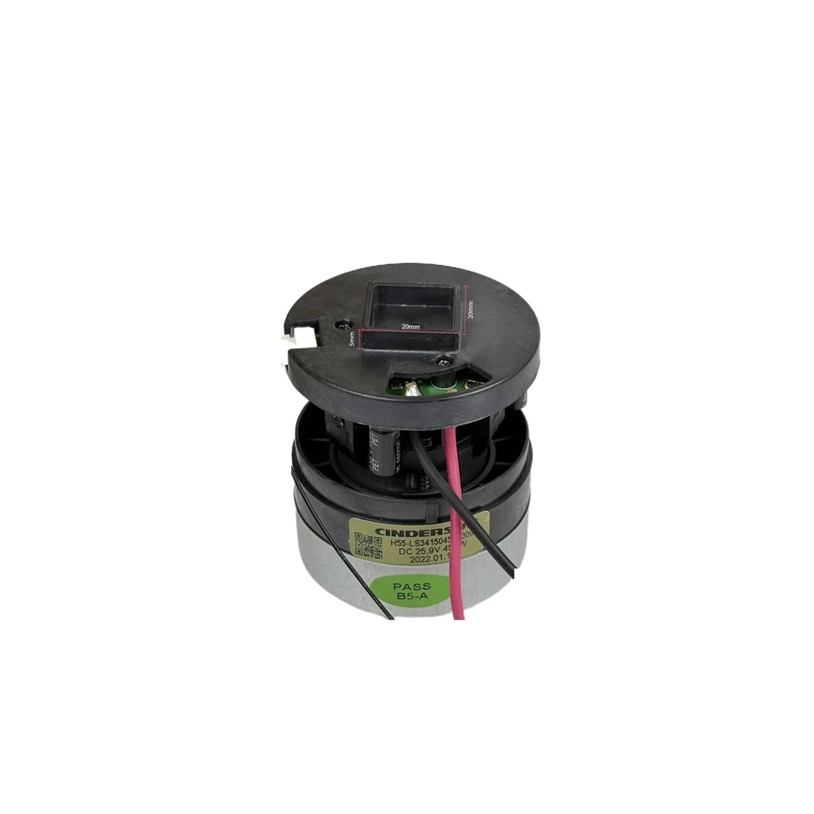 Moteur sans brosse BLDC55 pour réparer la perte d'aspiration d'un aspirateur 450W en 25.9V-29.6V
