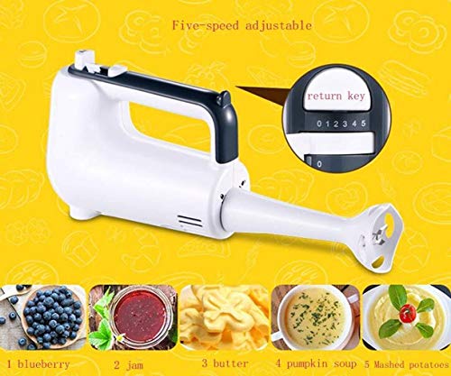 Küchenmaschine Rührgerät Elektrische Mixer, Automatik mit Edelstahl-Fass 3.4L große Kapazitäts Knethaken Essen und… – Bild 3