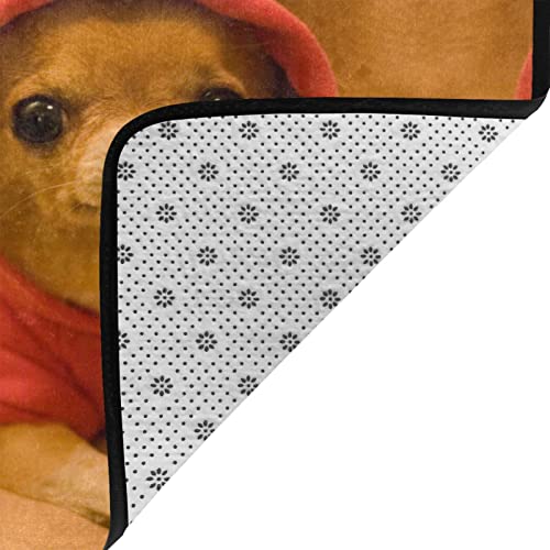 Tapis cuisine antidérapant grand format imprimé chien rigolo - 5