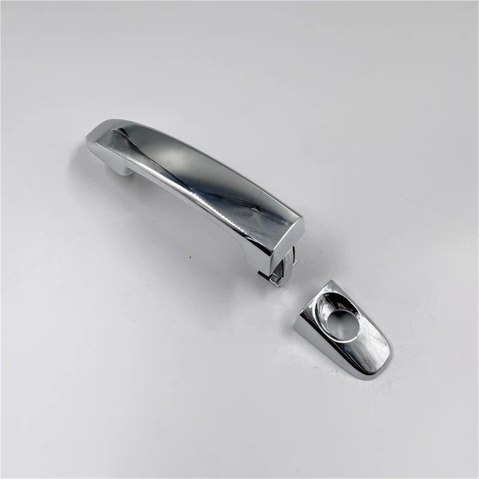DUDUYANG Car Outside Door Handle for Ranger T6 T7 2012 2013 2014 2015-2019 Door Outer Handle All Chrome with Capfor