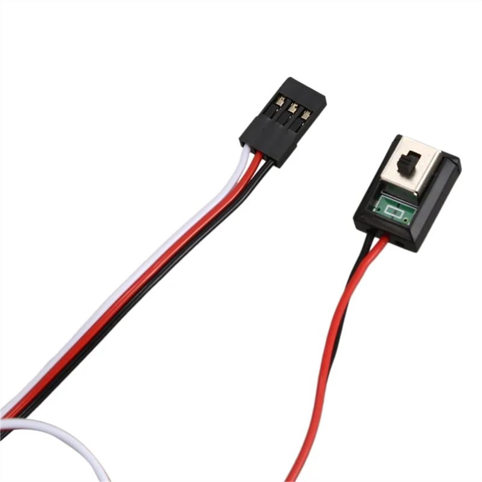 Per AA02 480A Motore Singolo ESC Spazzolato Impermeabile Con Ventola Raffreddamento 2-4S 3 Modalità 5V/3A BEC RC Modello Auto Accessorio Ricambio ESC RC