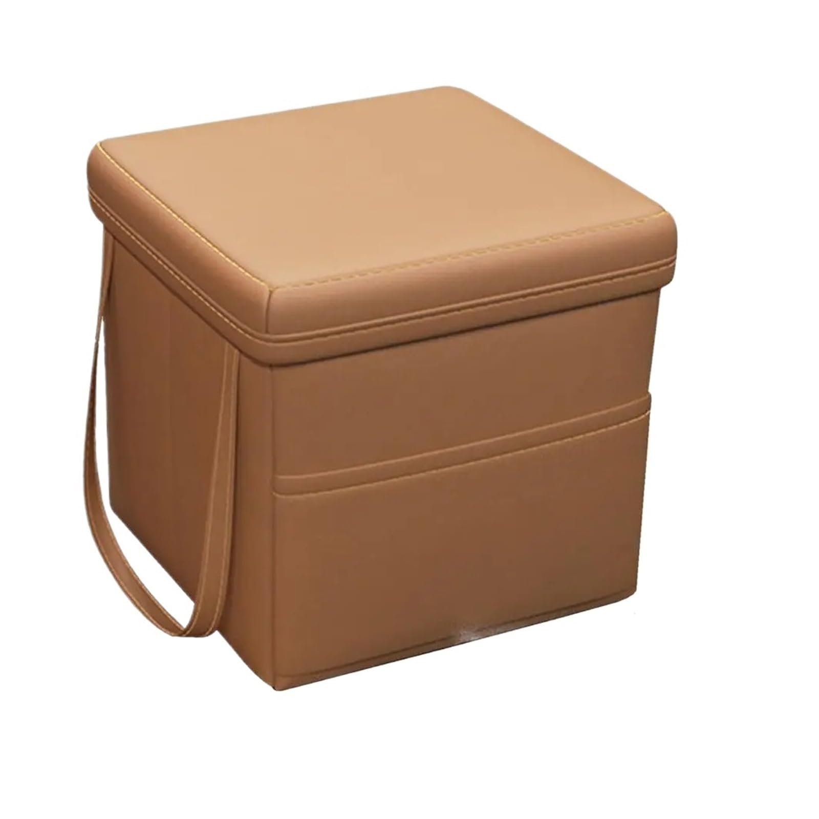 Tntgebfvbg Brown Car Bin Car Trunk Organizer Foldable Folding Stowing Tidying Bag Interior Accessories For Cars Vehicle Trucks Cars Rubbish Bins(Brown)
