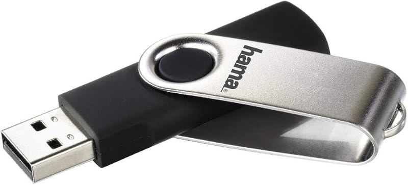 Hama 128GB USB 2.0 Pendrive 15MB/s Fém Kulcstartó Ezüst - 128 GB, 15MB/s data speed