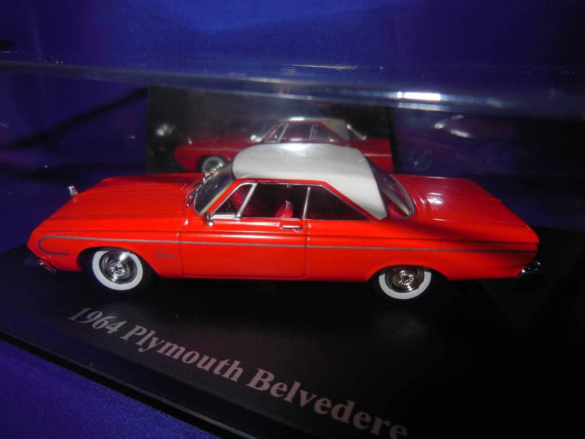 Amazon | 1/43 入手困難 プリムス ベルベディア 1964年 RED PLYMOUTH 