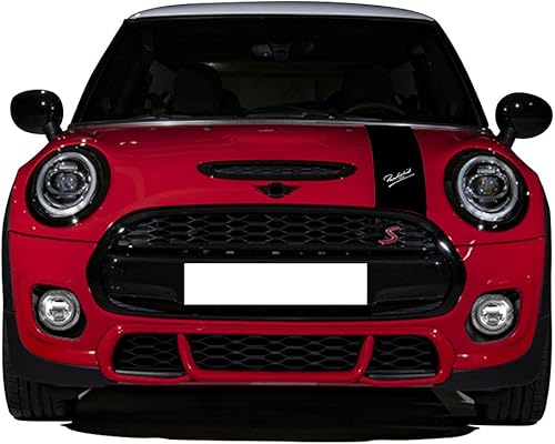 Miniatura 2 de Adhesivos gráficos de vinilo con logotipo de 37 logotipos para Mini Cooper (negro brillante)