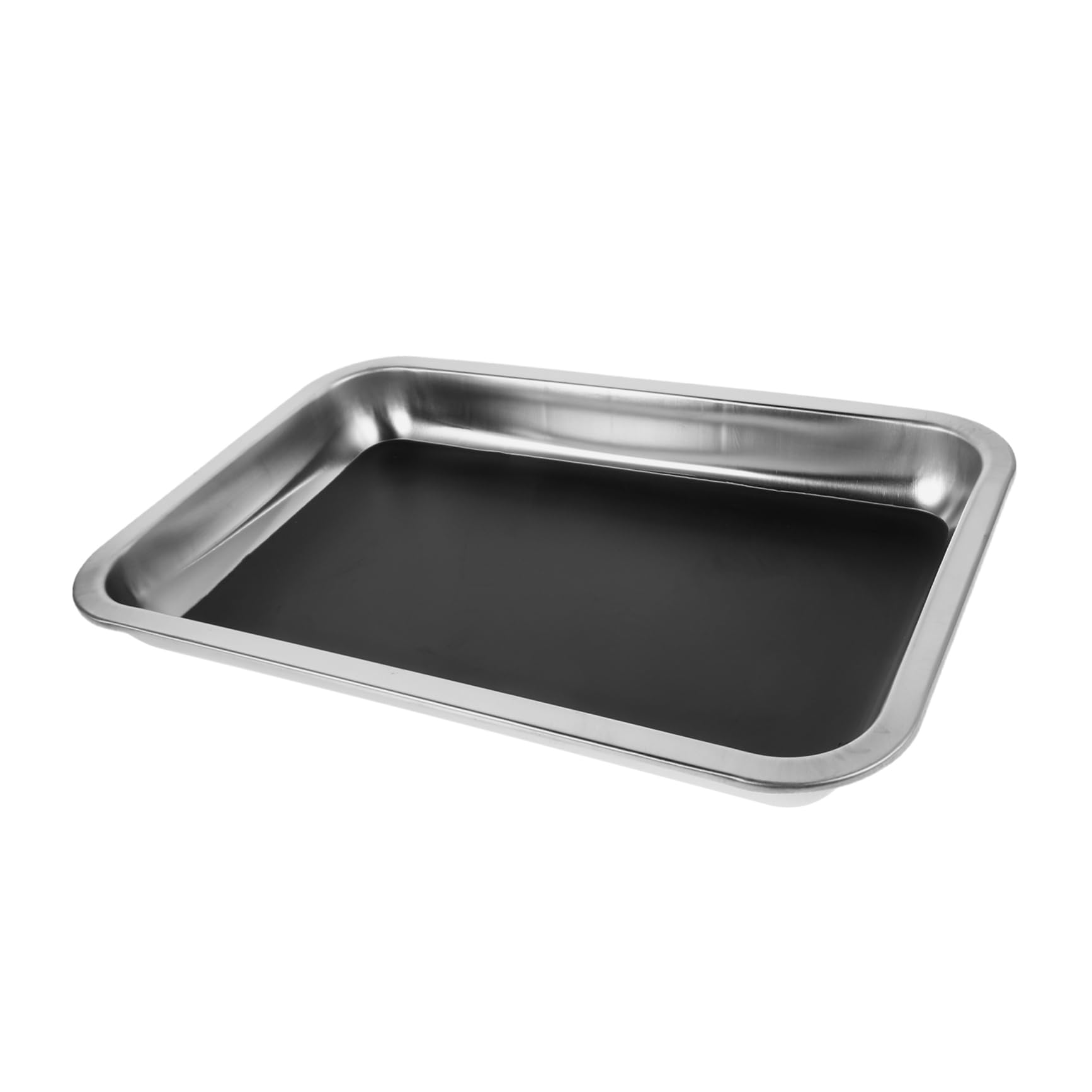 SUPVOX Educational Anatomy Tray 31x21x4cm Science Plate Stainless Steel Construction for Safe Dissection