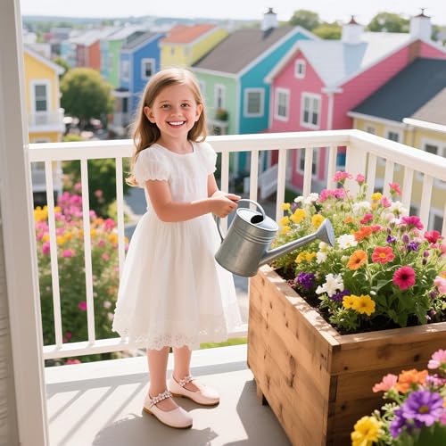 Image of GINFIVE Toddler Girls Dress Shoes Little Girls Mary Janes Ballerina Flats Shoes Toddler