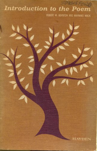 Introduction to the Poem B000GBVT6M Book Cover