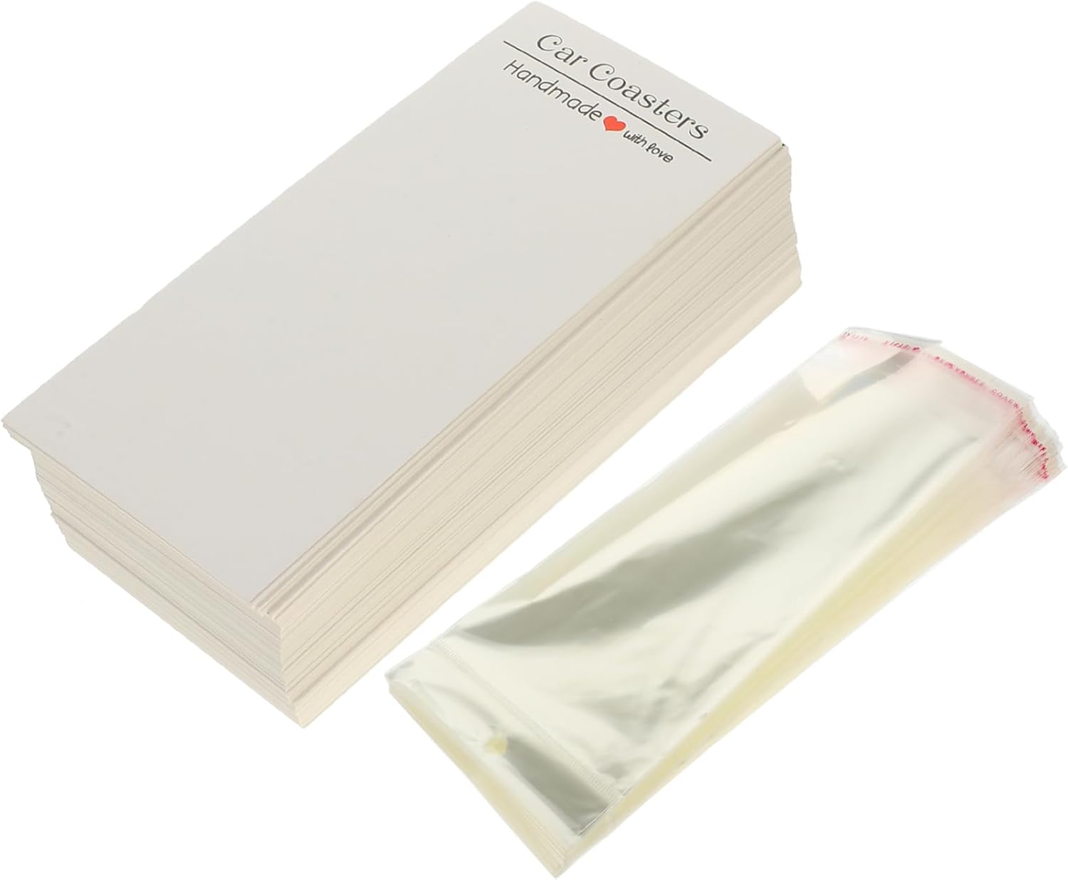 100sets Display Cards Storage Bags Cards for Crafts Jewelry and Packaging Lightweight and Portable Design