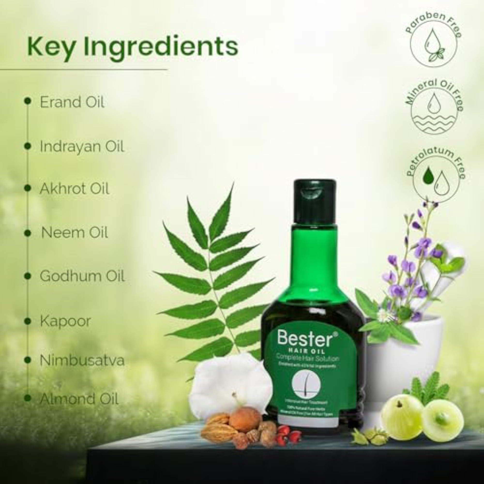 Complete Hair Solution Oil, 100ml, Natural Hair Care