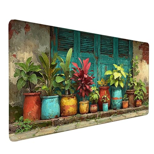 Tapis de souris vert sous main bureau 150 x 80 cm pour organiser un espace de travail épuré