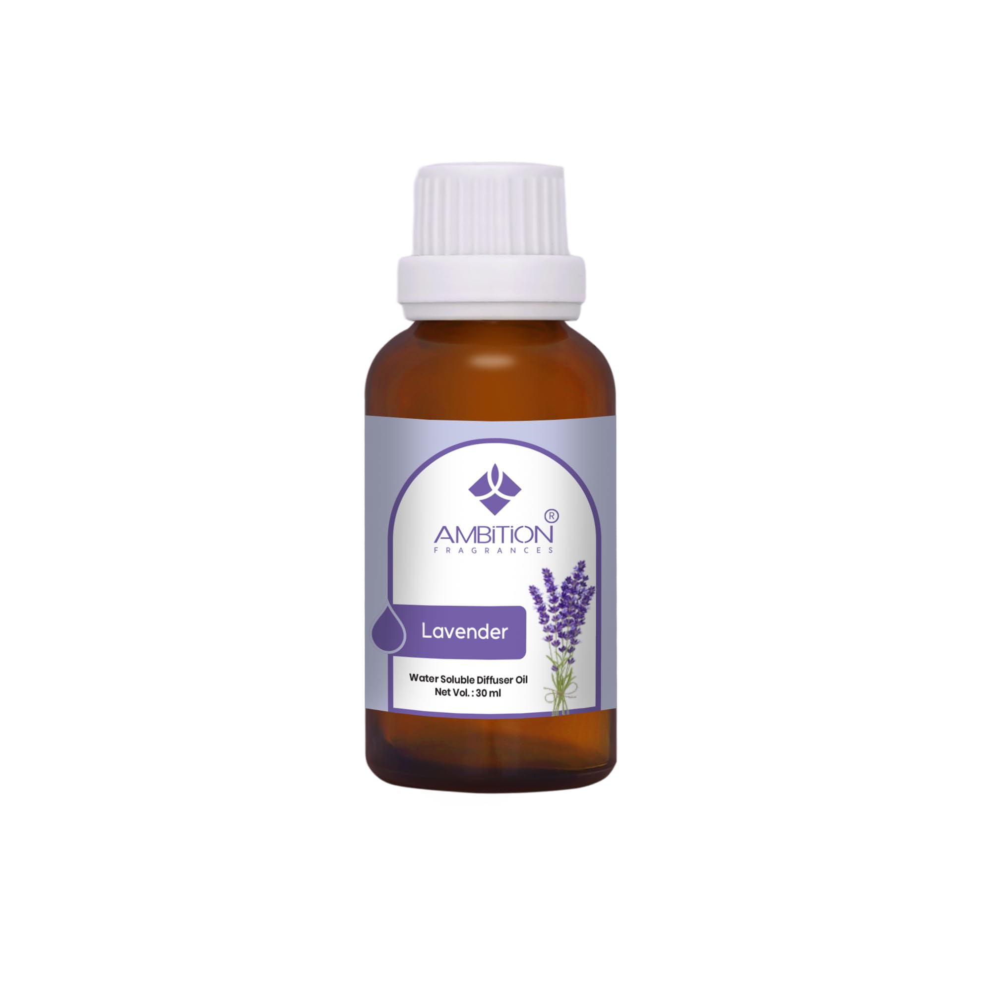 Water-Soluble Diffuser Oil Long-Lasting Aromatherapy Essential Oil Blend for Ultrasonic Humidifiers & Cool Mist Diffusers 30 ML (Lavender)-image-43