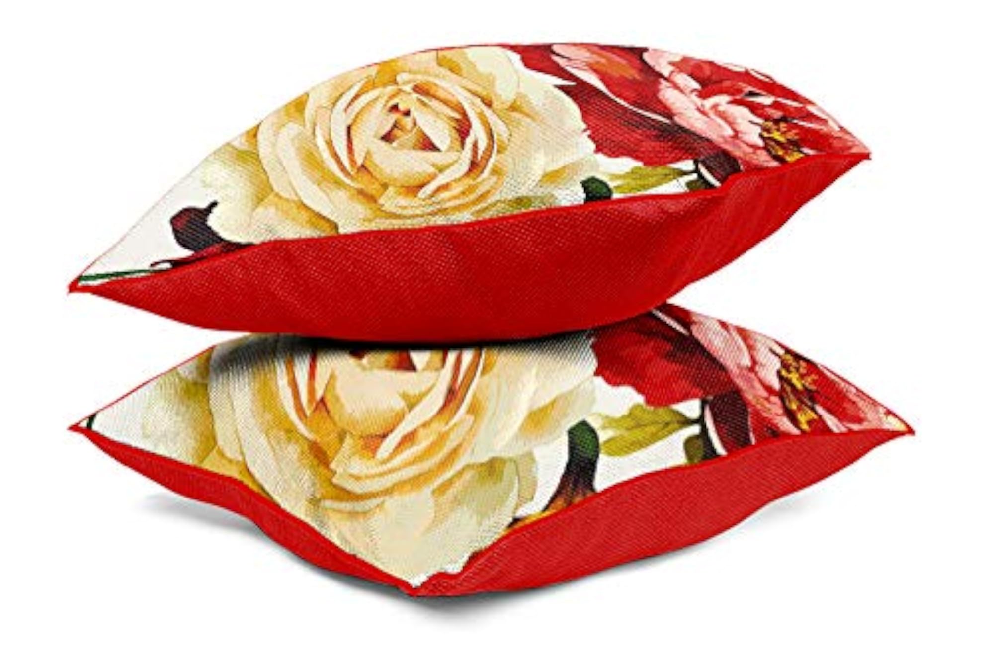 Nature's Velvet Cushion Covers, Set of 2, Multicolour