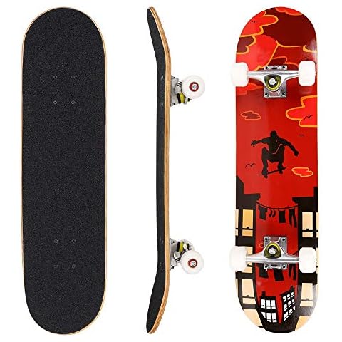 Hikole Skateboard en érable 31 pouces Cover