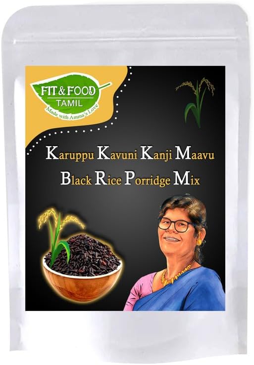 Fit & Food Tamil Karuppu Kavuni Kanji Mix, 250g