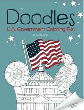 Paperback Doodles U.S. Government Coloring Fun Book