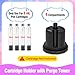GFYYBKJ 3mL Cartridge Holder with Purge Tower, Travel Pen Cartridges Purge and Fill Station, Only Use For 3mL Pen Cartridges/Vial(12mm X 64mm), Cartridge Storage, Protective Case(Red)