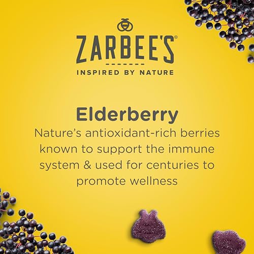 Zarbee's Adult Elderberry Immune Support Gummies