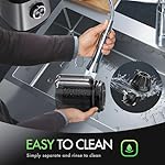 Juicer Machines, Cold Press Juicer with 4.41" Wide Feed Chute, 350W Slow Masticating Juicers for Whole Vegetables & Fruits, High Juice Yield, Easy to Clean, Large Auger, Silver - Image 5